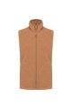 Heren Fleece Bodywarmer Kariban Luca K913 CAMEL HEATHER